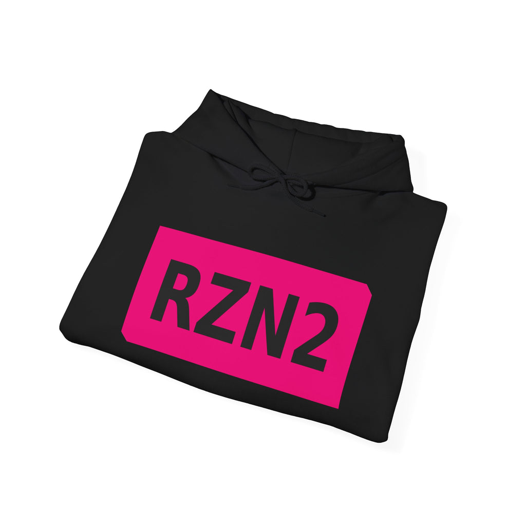 Funny Gift for Women | RZN2 Bold Pink Hoodie — No Reason Needed