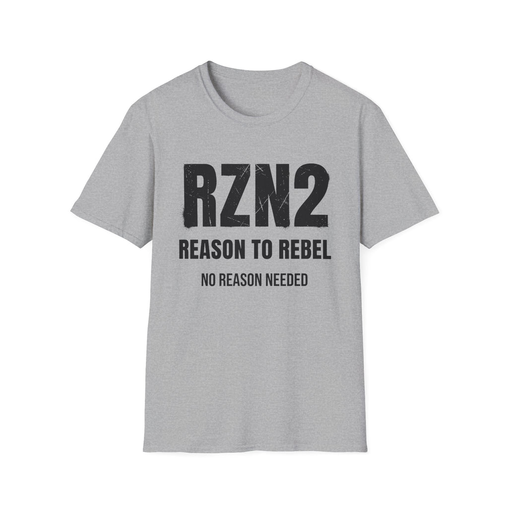 RZN2 "Reason to Rebel" Graphic T-Shirt — Bold Statement Tee