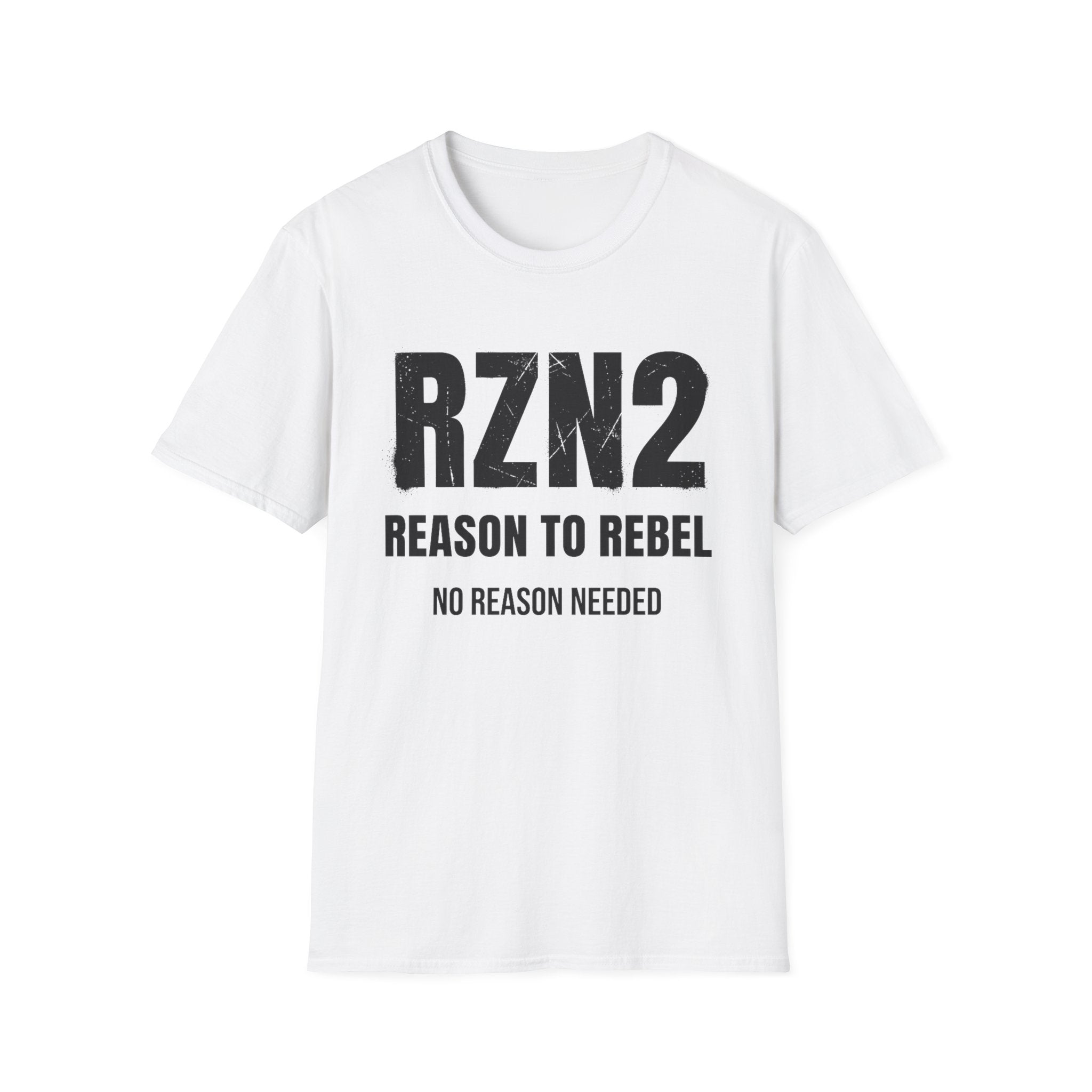 RZN2 "Reason to Rebel" Graphic T‑Shirt — Bold Protest Casual Tee
