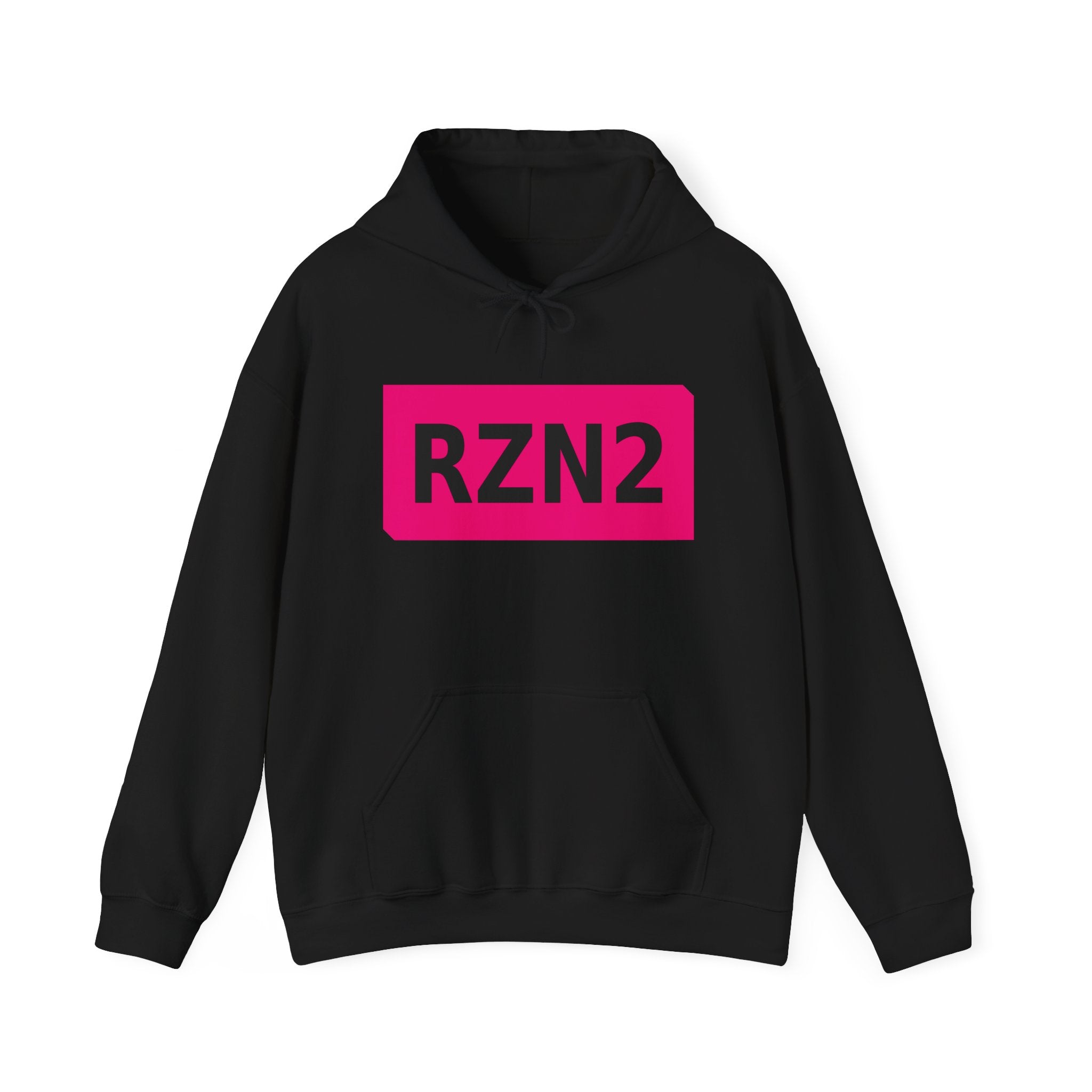 Funny Gift for Women | RZN2 Bold Pink Hoodie — No Reason Needed